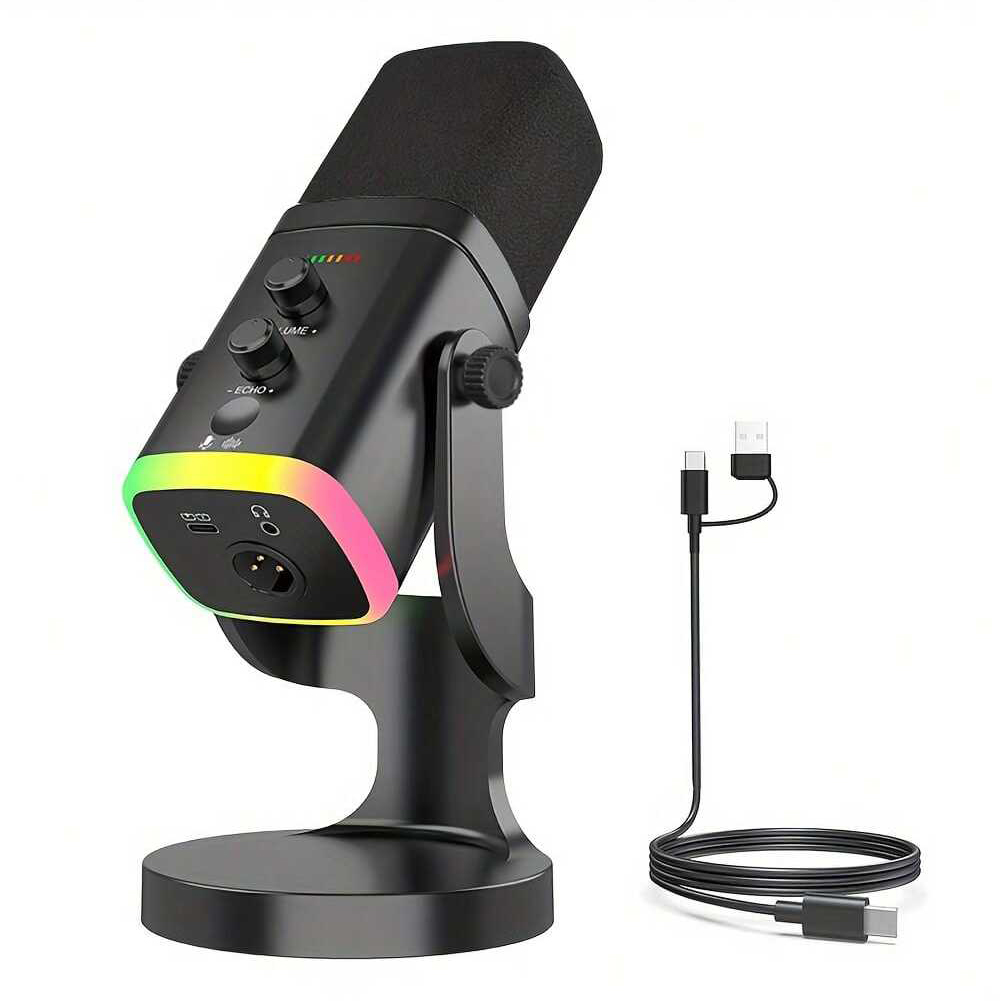 Pc Gaming Youtubers - XLR/USB dynamische microfoon voor streaming en