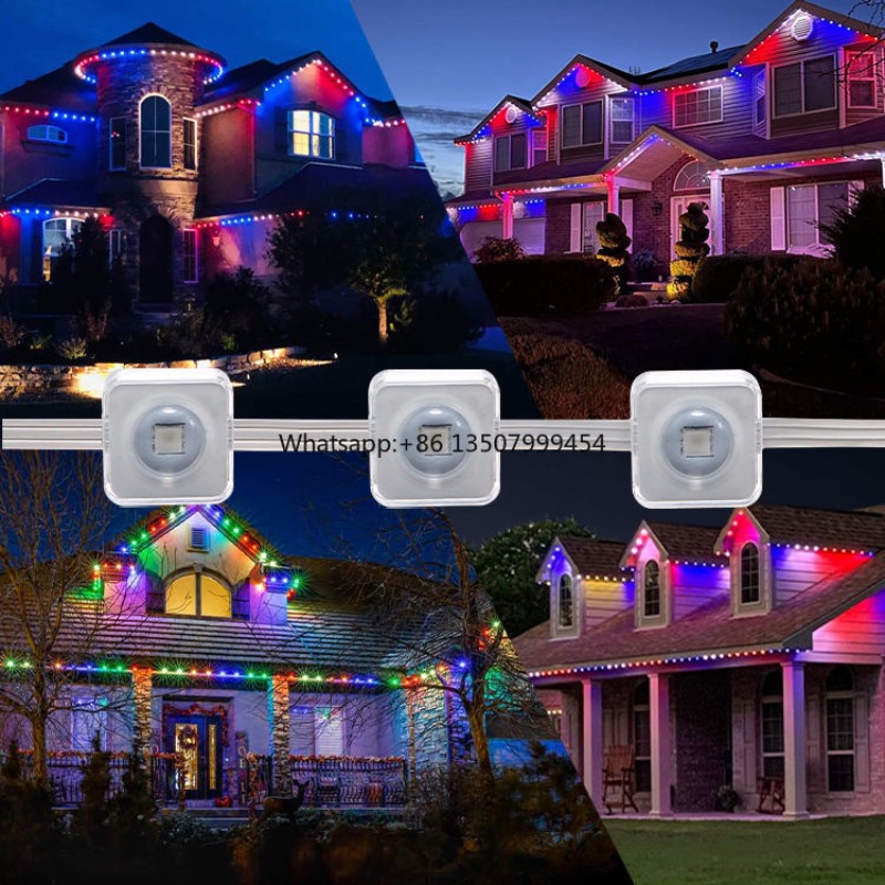 Rgb Light Strip - WiFi-gestuurde slimme LED-stripverlichting 15M RGB kleurveranderend