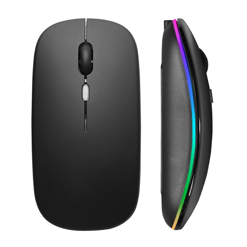 Rgb Light Strip - Draadloze Muis RGB Oplaadbare USB 2.4GHz