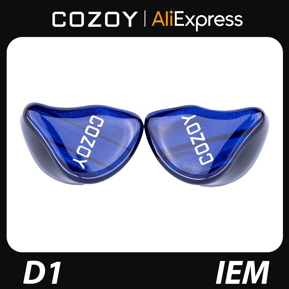 Pc Gaming Earphones - COZOY D1 IEM HIFI 10mm Grafeen
