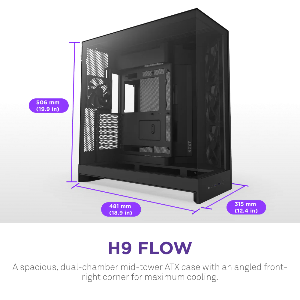 2025 Nieuwe NZ/XT H9 Flow Zwar - Pc Gaming Nz recensie en prijs
