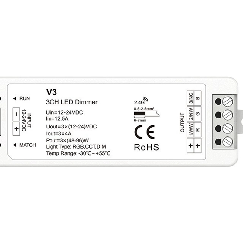 LED Controller 3-Kanaals V3 2. - Rgb Light Strip recensie en prijs