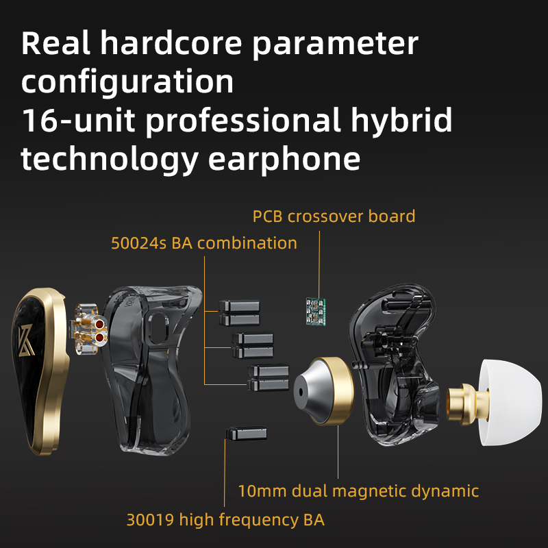 Kz Zas Metalen Bedrade Oortele - Pc Gaming Earphones recensie en prijs