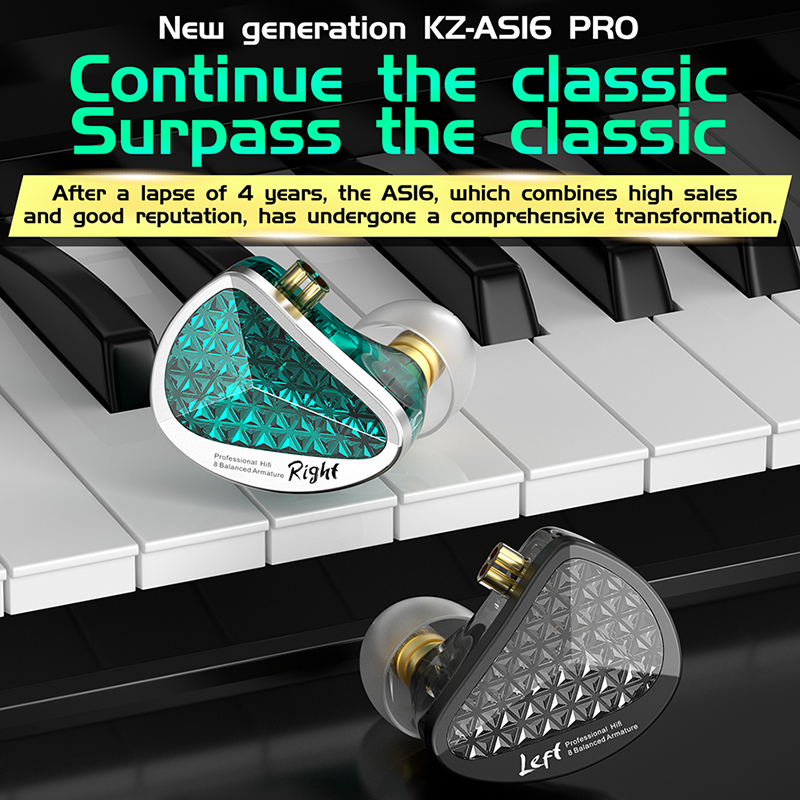 KZ AS16 Pro In Ear Bedrade Kop - Pc Gaming Earphones recensie en prijs