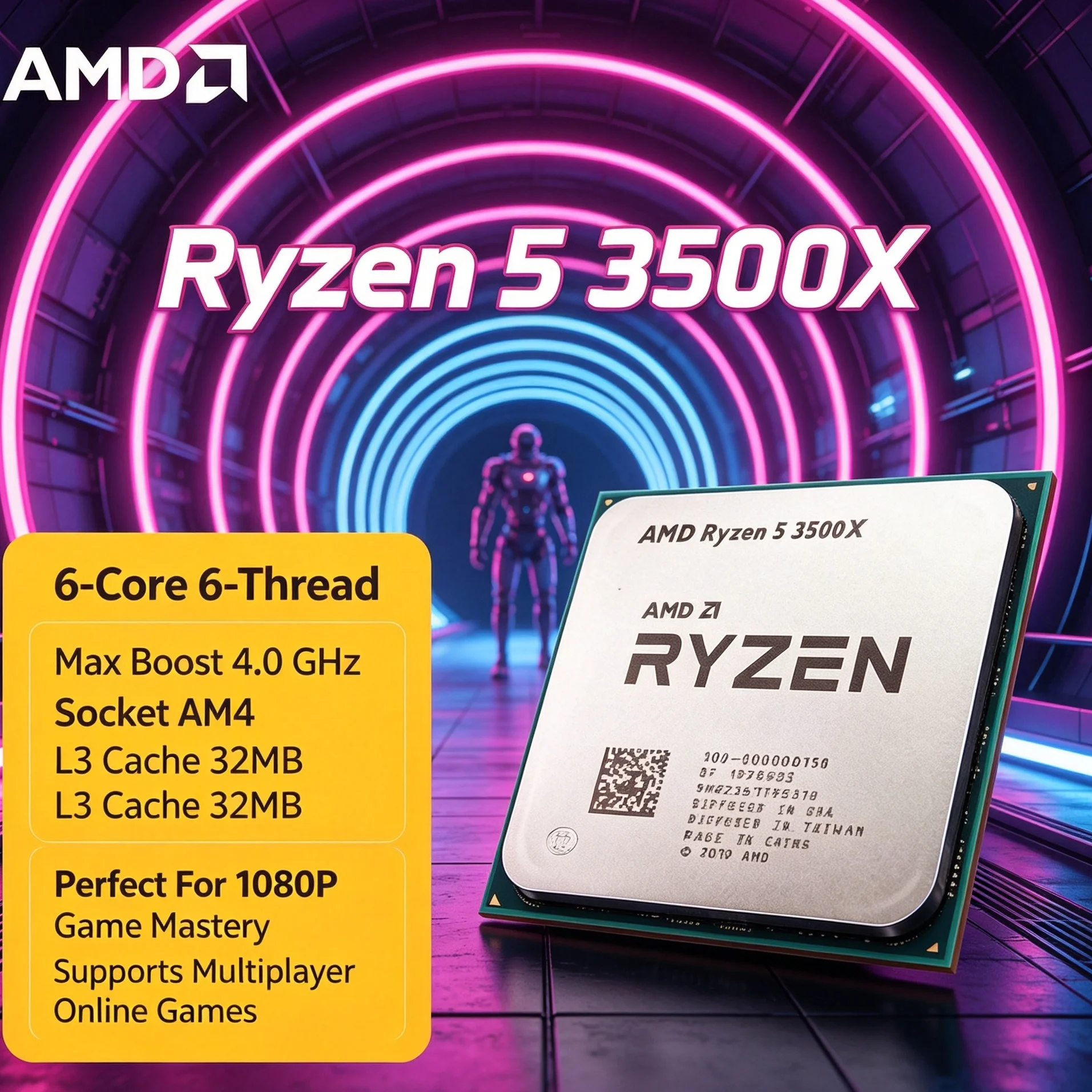 AMD Ryzen 5 3500X Desktop CPU  - Pc Gaming Amd Ryzen 5 recensie en prijs