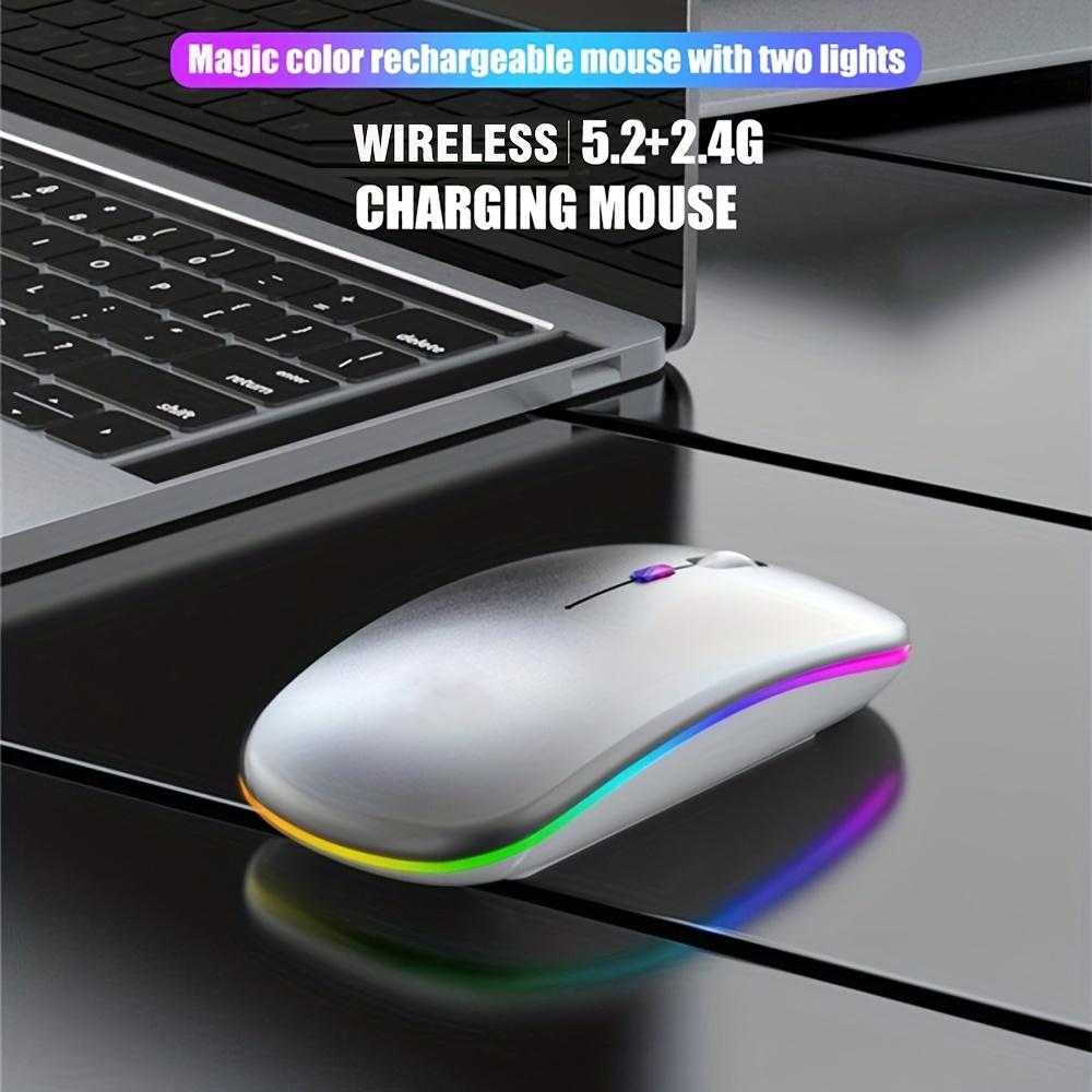 Draadloze Muis RGB Oplaadbare  - Rgb Light Strip recensie en prijs