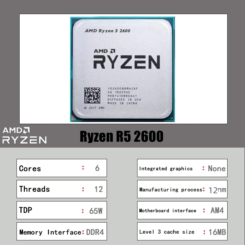 AMD Ryzen 5 2600 gamingprocess - Pc Gaming Build Up recensie en prijs