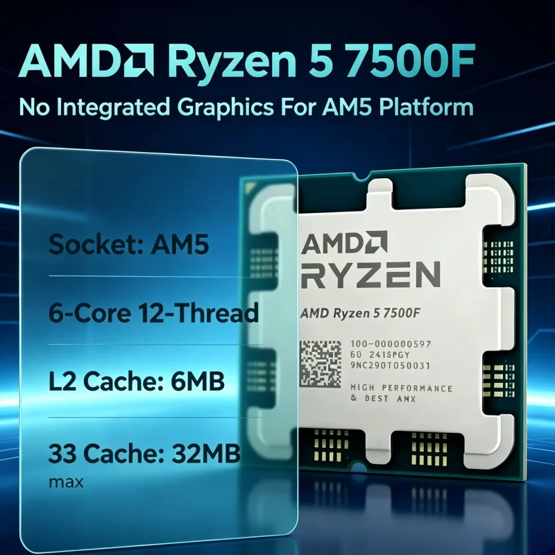 AMD Ryzen 5 7500F desktopproce - Pc Gaming Amd Ryzen 5 recensie en prijs