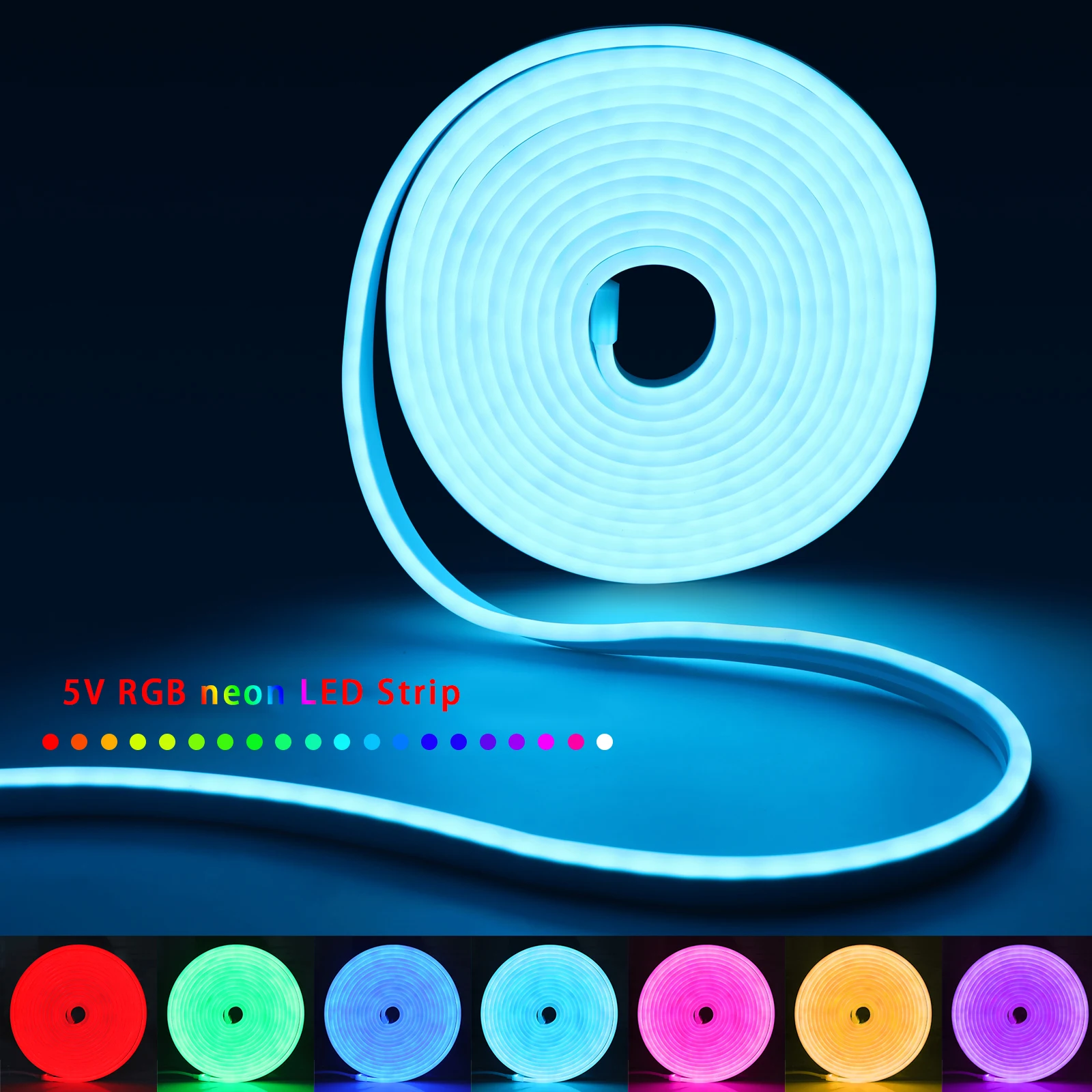 1-5m RGB LED Neon Strip Licht  - Rgb Light Strip recensie en prijs